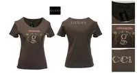 2013 t-shirt gucci femmes coton year of the snake italy florence gris